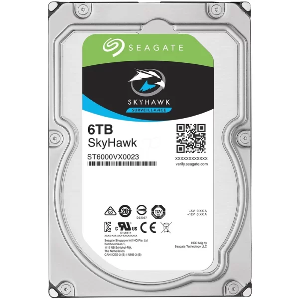 هارد اینترنال سیگیت 6 ترابایت اسکای هاوک Skyhawk